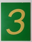 Replacement Montessori Sandpaper Numbers Numerals Counting Green Wooden