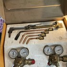 Vintage Victor Big Lot 100c Welding Torch Regulator Goggles Hose Manual Cutting