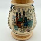 Antique Gerz German Beer Stein C 1890-1905 Pewter Lid Munich Scene 4 5   