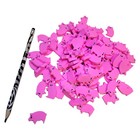 Bulk Pink Pig Pencil Erasers   144 Pack  Double-sided  Kids Stationery Arts And