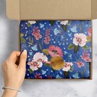 Blooming Flowers Design Tissue Paper Sheets Choose Size   Package Amount