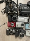 Parts  Repair  Lot Of 15 L Cameras - Sony  Nikon  Kodak Etc See Desc