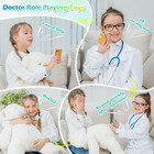 34 Pcs Doctor Kit Pretend Play Set Toddlers Kids Boys Girls Age 3-5 Medical Bag