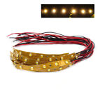 10x Pre-wired Warm White 6-leds Light Strip Smd Led 3528 Self-adhesive 12v 10cm