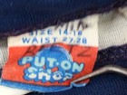 Vintage Original 1970s Sears Put On Shop Blue Shorts Size 14 16 Boys