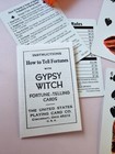 Vintage Gypsy Witch Fortune Telling Cards 55 Cards  instructions Us Playing Card