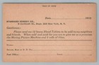 Standard Remedy Co  Nyc  blood Tablets  Antique Medical Advertising 1912