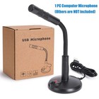 Desktop Mini Condenser Microphone Usb Computer Mic Recording For Laptop Pc Usa