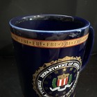 Fbi Heraldry Porcelain Coffee Mug Federal Bureau Of Investigation 