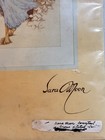 Vintage Lanarte Sara Moon Counted Cross Stitch Kit 33501 Woman Blue Dress Linen