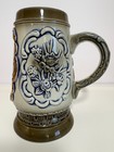 King Austria Handmade Ceramic Beer Stein 702 Hand Painted Vintage No Lid
