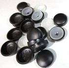 Screw Head Cover Sets For  10  12 M5 Flat Back Screws Black Pd12 12-180 10 Sets 