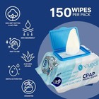 150 Count Cpap Mask Wipes Unscented Travel Size Cleaning Towelettes