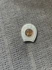 Lucky Encased Penny Horseshoe 1964  I Bring You Luck