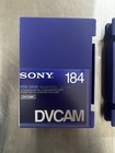 Sony Pdv-184n Dvcam 184 Min Digital Video Cassette Tape Lot Of 2 New Unused