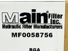 New Main Filter Mf0058756 Hydraulic Filter Cartridge 5 Micron