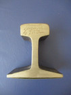 1898 Railroad Track Paper Weight Lake Bennett To Whitehorse First Rail Gold Rush