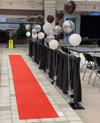 Red Carpet Runner For Party  2 X 15 Ft  Non-woven Polyester Fabric Aisle Runner