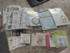 Lot  40 Packages Clear Stamps-fiskars  Inkadinkado  Studio G    Stamp Pads -new