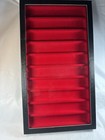 N Scale Model Train Glass Front Display  carrying Case For 10 Train Cars