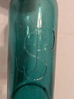 Antique 1880s Aqua Blue Jsp Medicinal Bottle With Applied Lip Malt Botlle