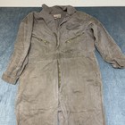 Vtg Walls Master Made Non Insulated Coveralls Mens 52 Reg Gray One Piece