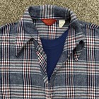 Vintage Sears The Mens Store Plaid Pullover Shirt Men s Medium 80s Made In Usa