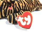 Ty Beanie Baby Babies Rare 3rd 2nd Gen Tag Dark Stripes Authentic Ripped Tag