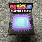 Nee Doh Nice Cube Glitter And Glow Blue