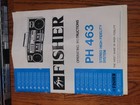 Vintage Fisher Ph 463 Black Boombox Cassette Am fm Radio W instruction Manual