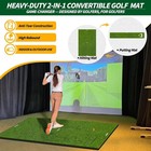 Commercial Hitting Putting Golf Practice Mat Indoor  Outdoor  Simulator 6 X 4ft