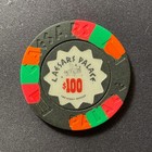            caesars Palace Las Vegas Nevada  100 Casino Chip 1970 Obsolete Vintage