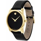 Movado Museum Black Dial Classic Analog Quartz Unisex Watch 0607014