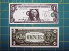  1 1974 Frn Printing Alignment Error Reproduction U s  Currency Paper Money Copy