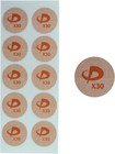 Phiten Power Tape X30 Titanium Discs Round Aqua-metals Discs Athletic 50 Pieces