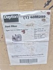 Dayton 40m299 Fuel Filter  Spin On Water Block Filter - 10 Microns  New Open Box