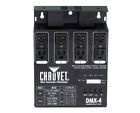 Chauvet Dj Dmx-4 4-channel Dimmer relay Pack Dmx Controller Proaudiostar