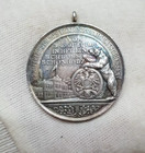 Berlin 1910 Au-unc Shooting Medal Silver Prussia City View Germany Rare