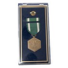 Cased Korean War Vietnam Us Navy Usmc Commendation Medal 1950s Unnamed Original