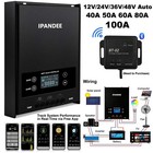 60a 100a Mppt Solar Charge Controller 12v 24v 36 48v Auto Lcd Battery Regulator