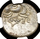 Celtic  Gaul  Coriosolites  100-50 B c  Billon Stater  Ngc Vf