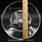 Masonic Order Of The Eastern Star Plate Vintage Glass Oes Original Box
