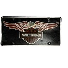 Vintage Harley-davidson Motorcycles Booster License Plate Harley Rider