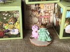 Wee Forest Folk M-366s Bundle Of Joy  green Dress  Pink Towel 