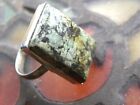 Damele Turquose   Sterling Silver Rectangle Ring 8-1 2