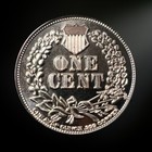 1 Oz 1856 Flying Eagle Cent Round  999 Copper  bu  Restrike