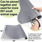 Washable Guinea Pig Bedding Cage Liner Waterproof Rabbit Bedding  Easily Cut    