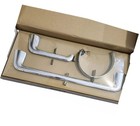 Kohler 3-piece Polished Chrome Bathroom Set  Towel Bar  Paper Holder  Ring