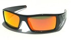 New Oakley Gascan Black Shiny Polarized Galaxy Ruby Iridium Sunglass 9014