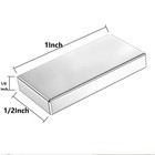 1 X 1 2 X 1 8 Inch Strong Neodymium Rare Earth Block Magnets N50